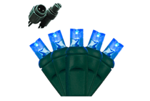 Commercial Grade - 5mm Coaxial Mini Lights - Blue