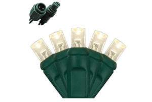 Commercial Grade - 5mm Coaxial Mini Lights - Warm White