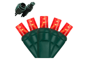 Commercial Grade - 5mm Coaxial Mini Lights - Red