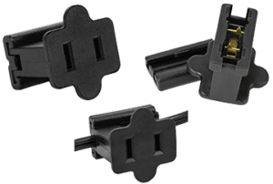 Commercial Grade  Female/Inline Plug - 100 pcs pack - Black
