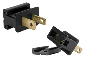 Commercial Grade  Male Plug - 100 pcs pack- Black