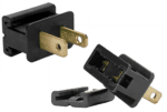 Commercial Grade  Male Plug - per piece - Black