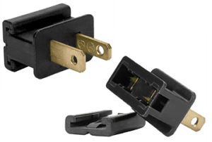 Commercial Grade  Male Plug - per piece - Black